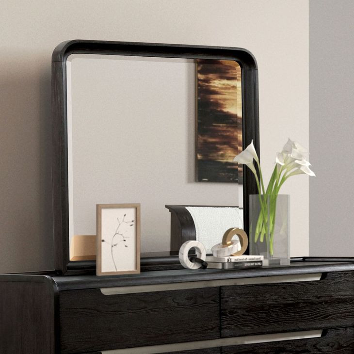 Osterley Black Rectangular Dresser Mirror