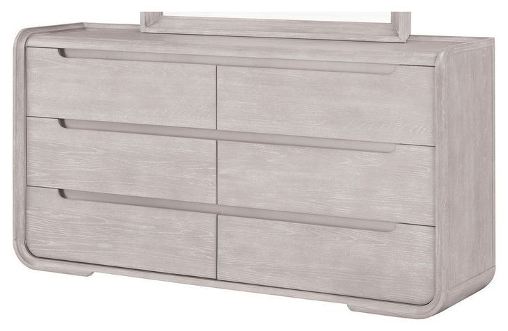 Osterley Light Gray 6 Drawer Dresser