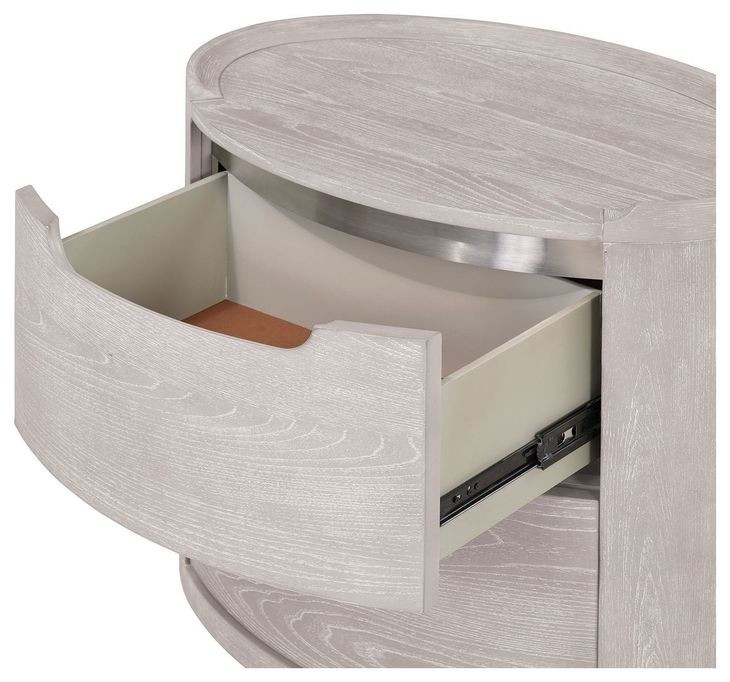 Osterley Light Gray 2 Drawers Nightstand