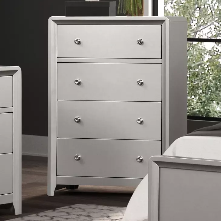 Bryne Champagne 4 Drawer Chest