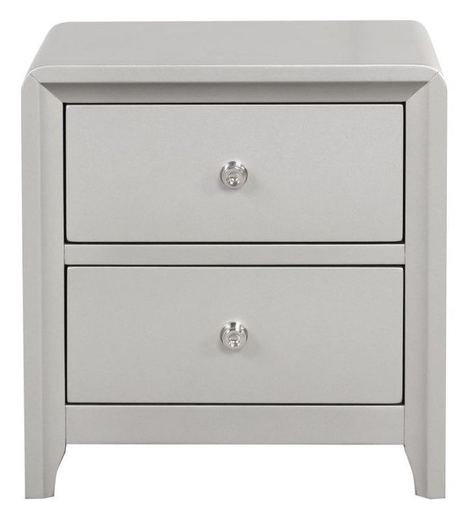 Bryne Champagne 2 Drawer Nightstand