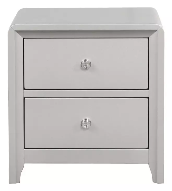 Bryne Champagne 2 Drawer Nightstand