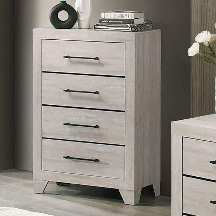 Dubuque Light Gray Platform Bedroom Set