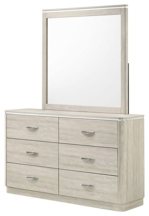 Farsund Dusty Gray 6 Drawer Dresser