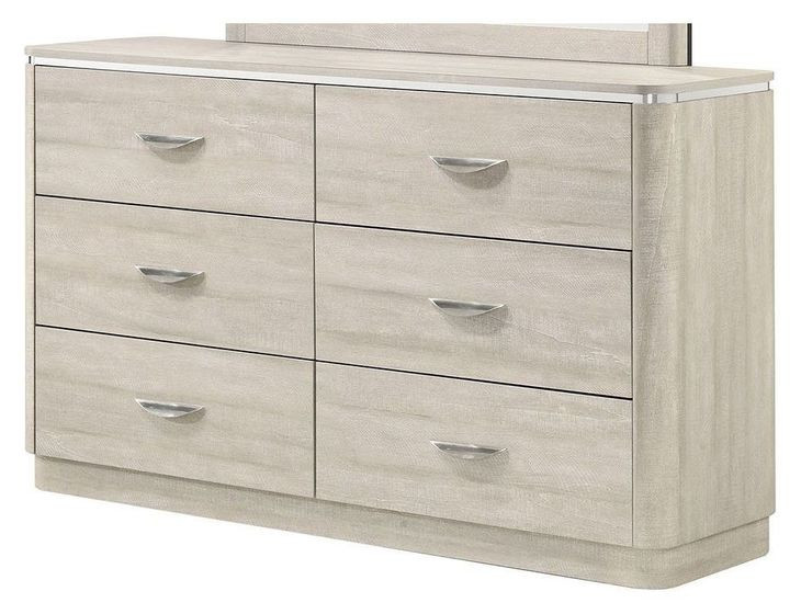 Farsund Dusty Gray 6 Drawer Dresser