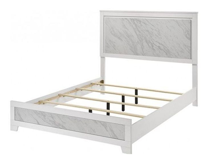 Darlene White King Bed