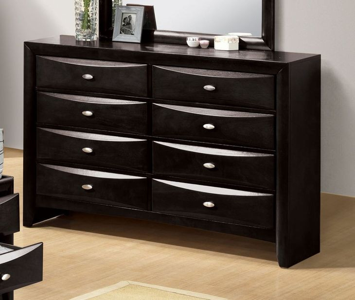 Zosimo Black 8 Drawer Dresser