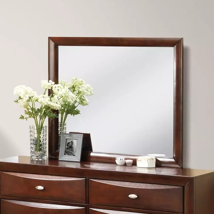 Zosimo Dark Cherry Storage Platform Bedroom Set from Furniture of