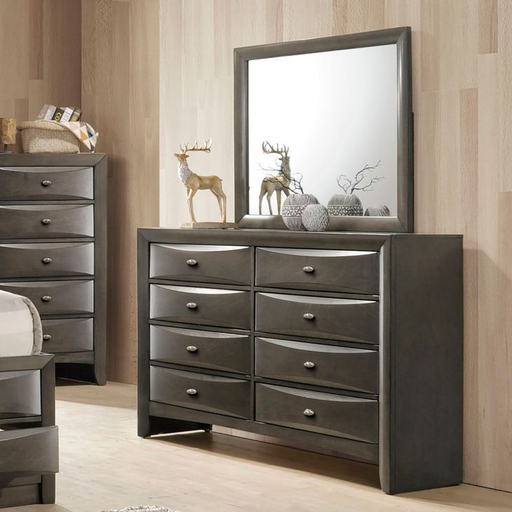Zosimo Gray 8 Drawer Dresser
