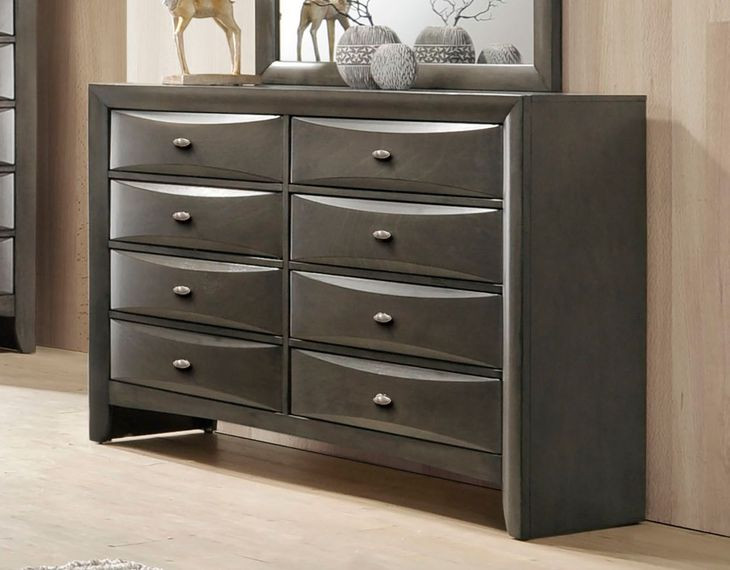 Zosimo Gray 8 Drawer Dresser