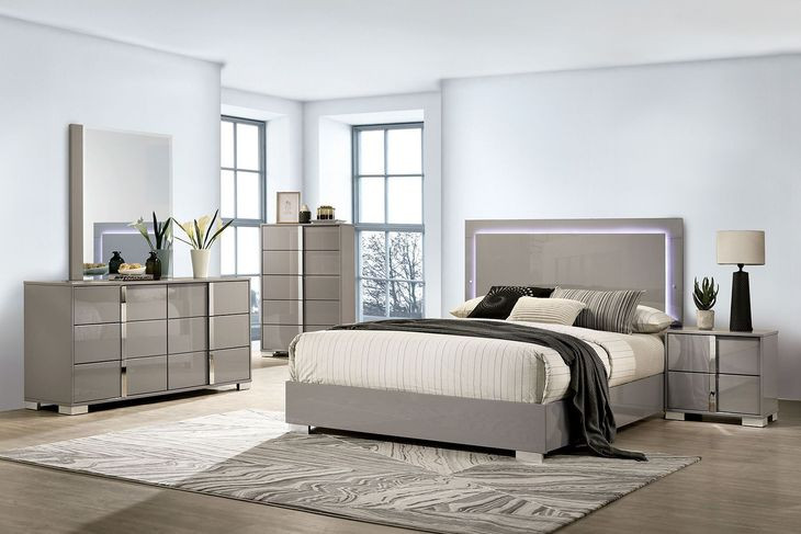 Sinistra Light Taupe 6 Drawer Dresser