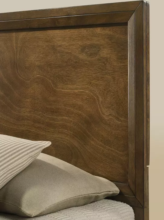 Kirkham Walnut Queen Panel Bed