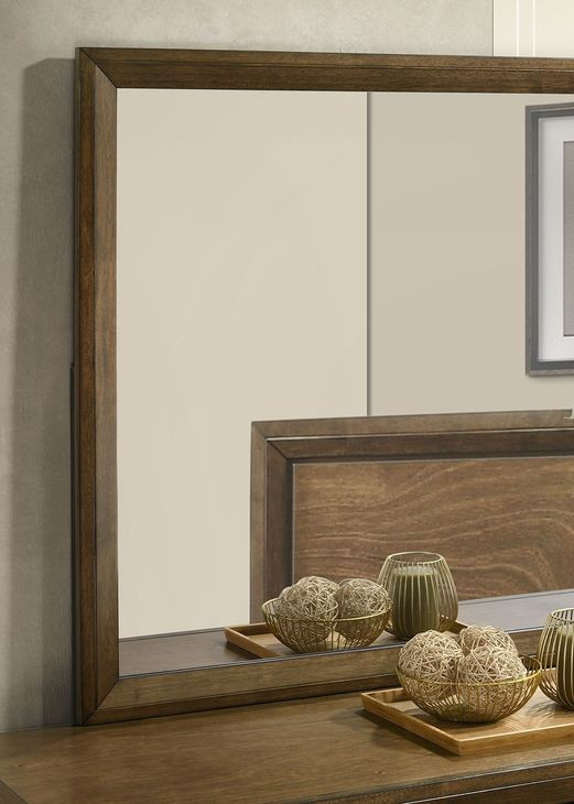 Kirkham Walnut Rectangular Dresser Mirror