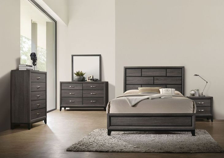 Errico Gray 5 Drawer Chest