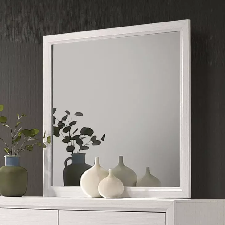 Errico White Panel Bedroom Set