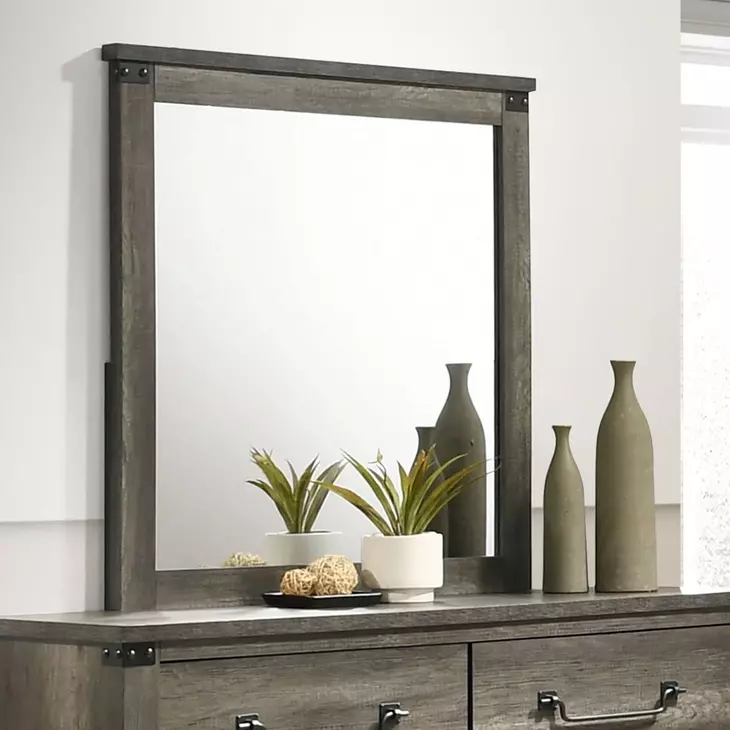 Britonale Rustic Gray Panel Bedroom Set