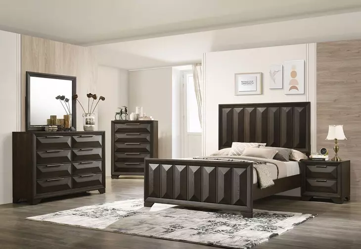 Hexham Espresso 8 Drawer Dresser