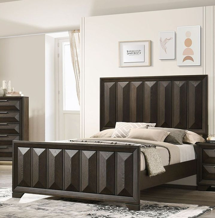 Hexham Espresso Panel Bedroom Set