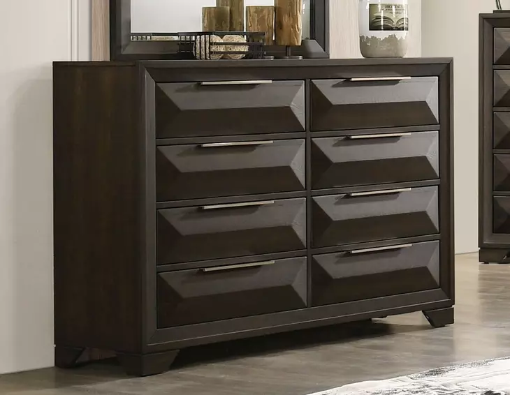 Hexham Espresso 8 Drawer Dresser