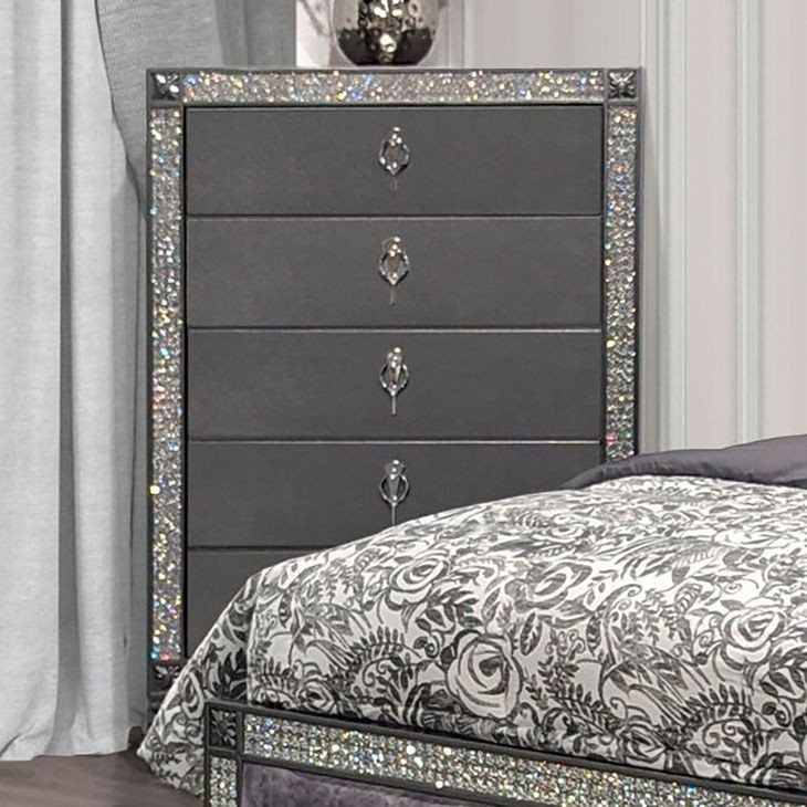 Lyanne Gray 5 Drawer Chest