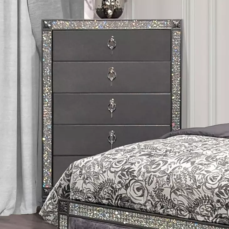 Lyanne Gray 5 Drawer Chest