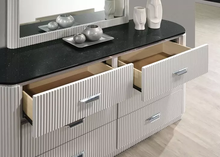 Aldgate Light Gray Panel Bedroom Set