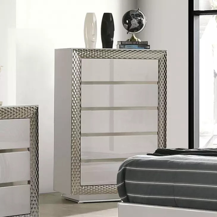 Ventnor Gray 5 Drawer Chest