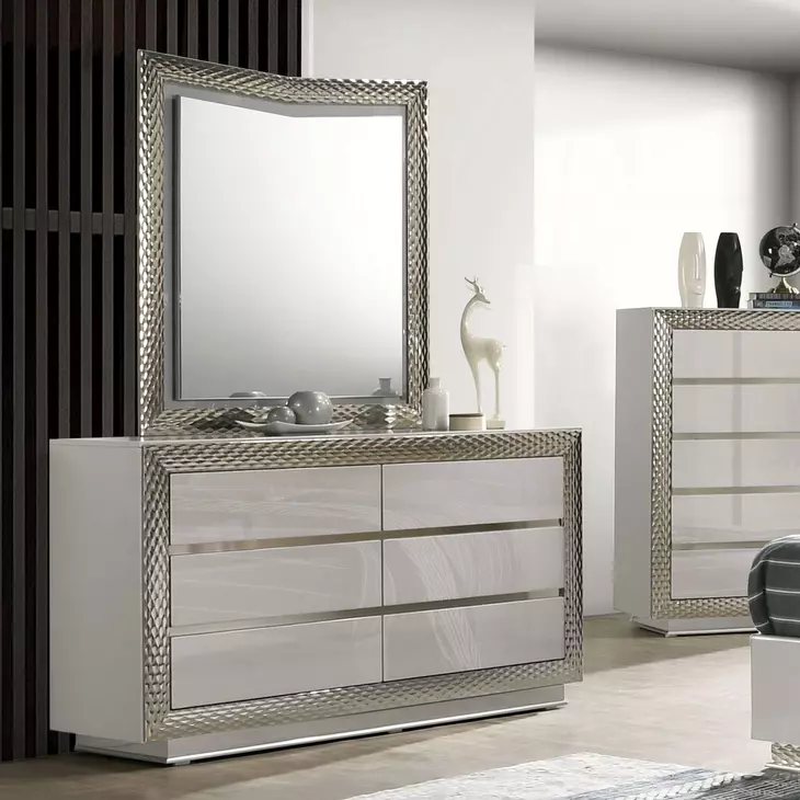 Ventnor Gray 6 Drawer Dresser