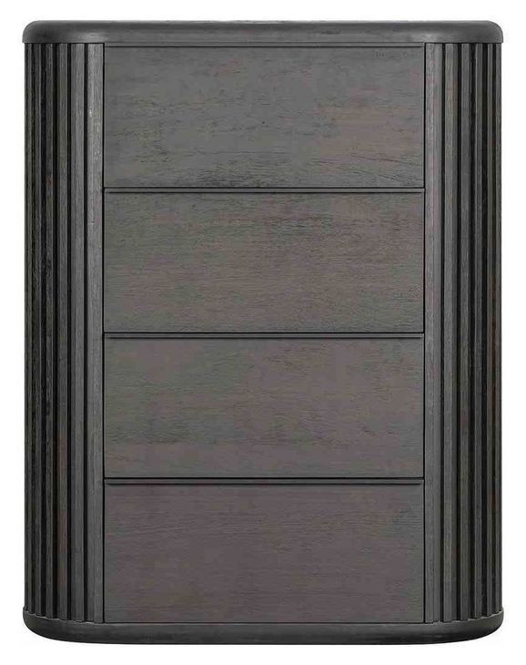 Hildesheim Black 4 Drawer Chest