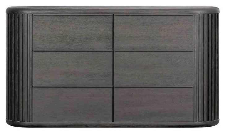 Hildesheim Black 6 Drawer Dresser