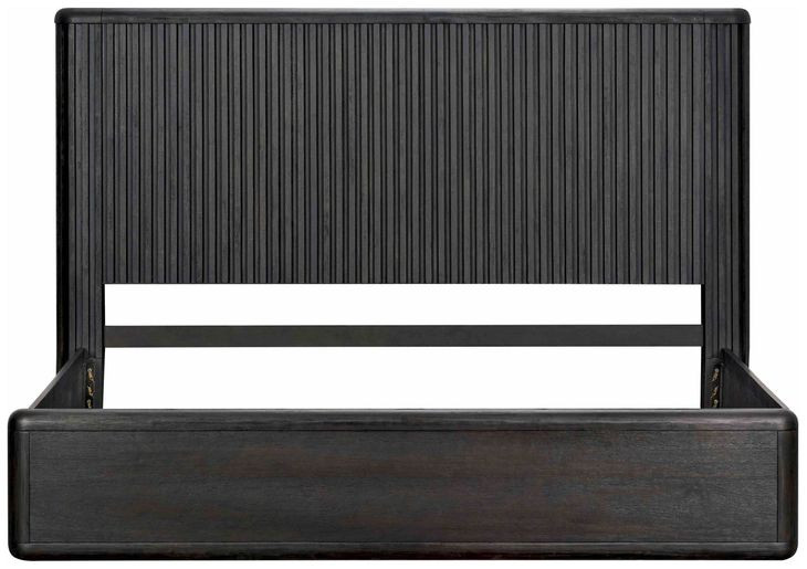 Hildesheim Black Fluted Panel Bedroom Set