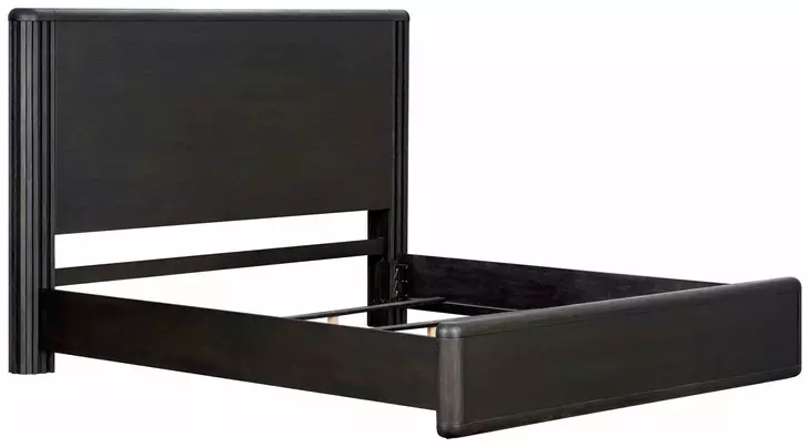Hildesheim Black Queen Panel Bed