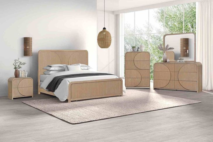 Tangentry Natural Panel Bedroom Set