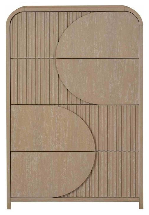 Tangentry Natural 4 Drawer Chest