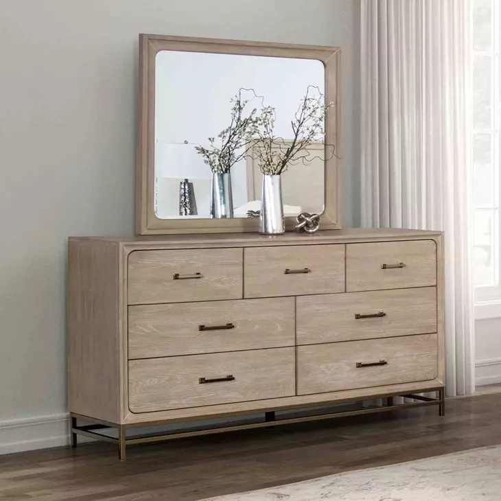 Sandnes Light Oak 7 Drawer Dresser
