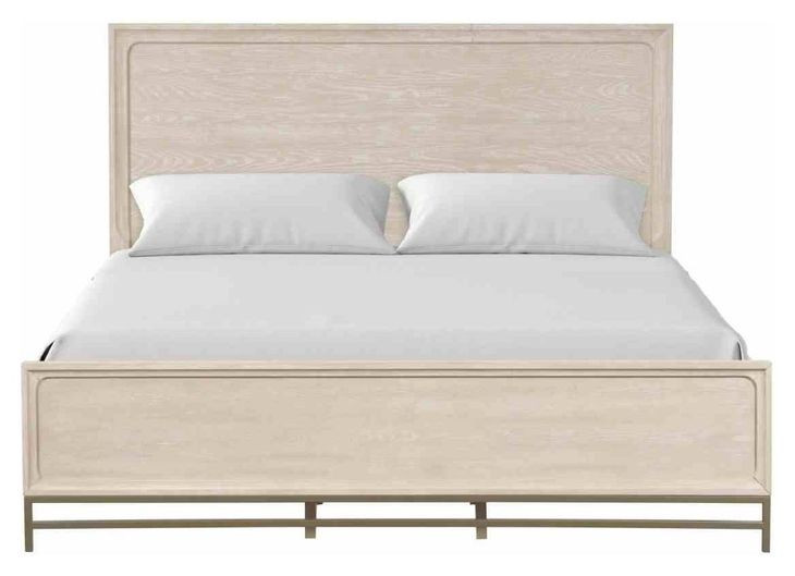 Sandnes Light Oak King Panel Bed