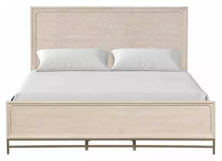 Sandnes Light Oak Queen Panel Bed