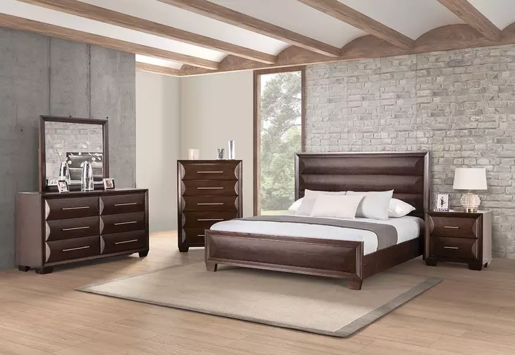 Hinwitz Espresso 6 Drawer Dresser