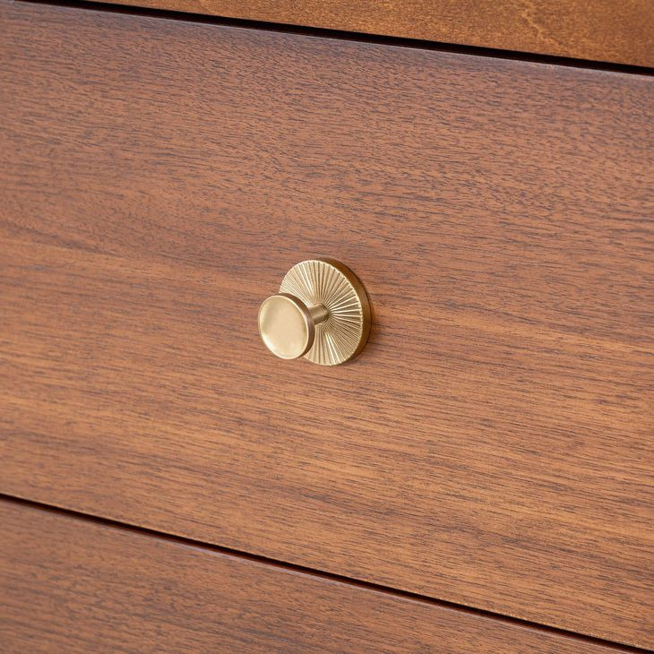 Hepburne Walnut 5 Drawer Chest