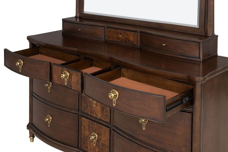 Westerham Dark Cherry 9 Drawer Dresser