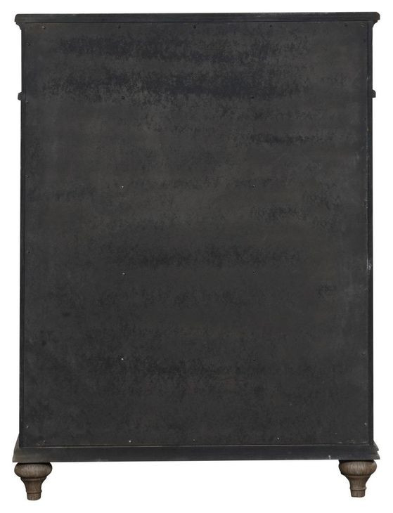 Lyris Rustic Oak 5 Drawer Chest