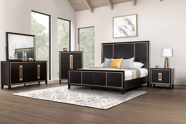 Kenyada Espresso 5 Drawer Chest