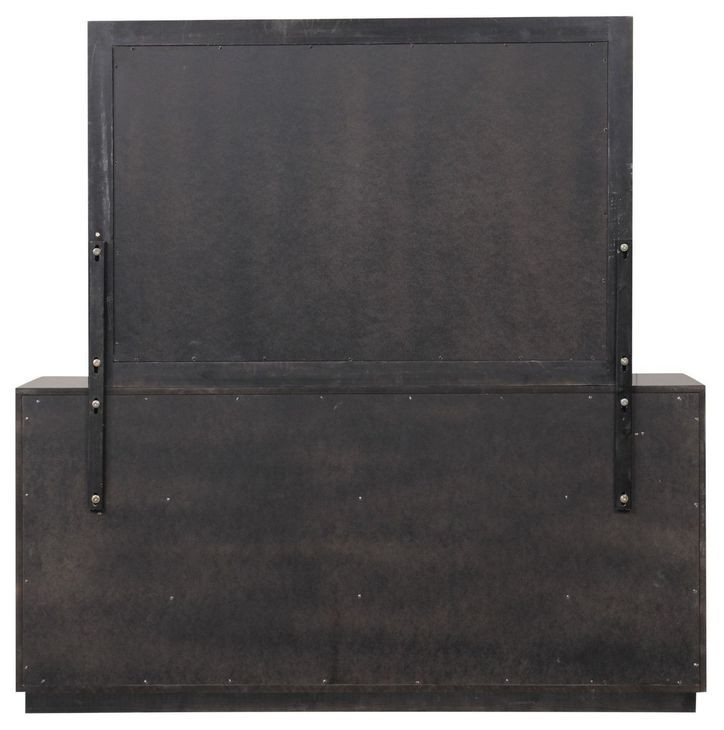 Goldsberg Black and Gold 6 Drawer Dresser