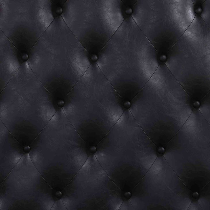 Ventresca Dark Cherry and Gray Queen Upholstered Panel Bed with Nailhead Trim
