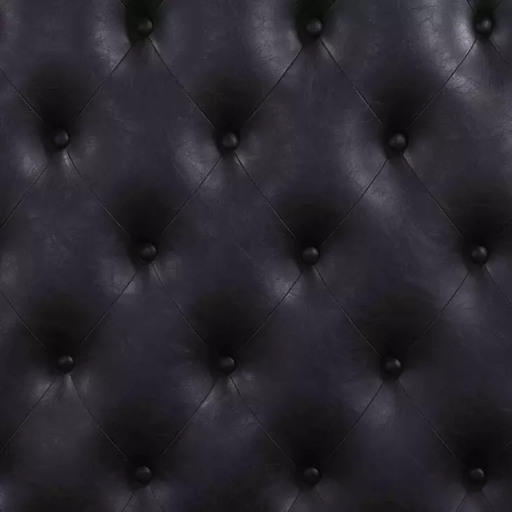 Ventresca Dark Cherry and Gray King Upholstered Panel Bed with Nailhead Trim