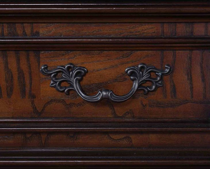 Roselli Dark Cherry Queen Panel Bed From Furniture of America