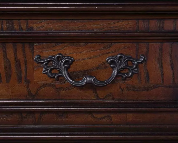 Roselli Dark Cherry Queen Panel Bed