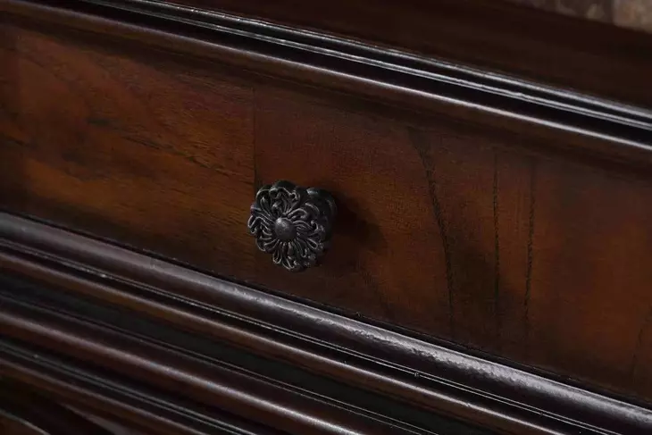 Ventresca Dark Cherry 9 Drawer Dresser