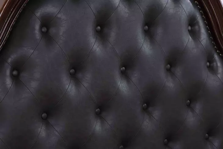 Cremona Dark Cherry and Gray King Upholstered Panel Bed with Nailhead Trim