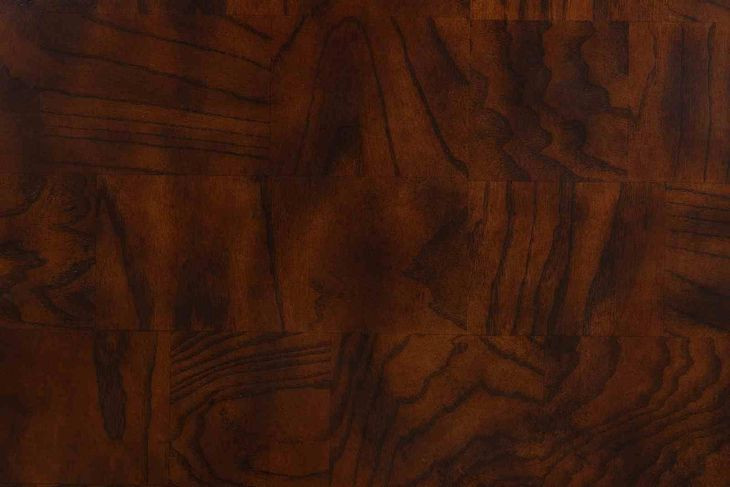 Francione Dark Cherry King Panel Bed